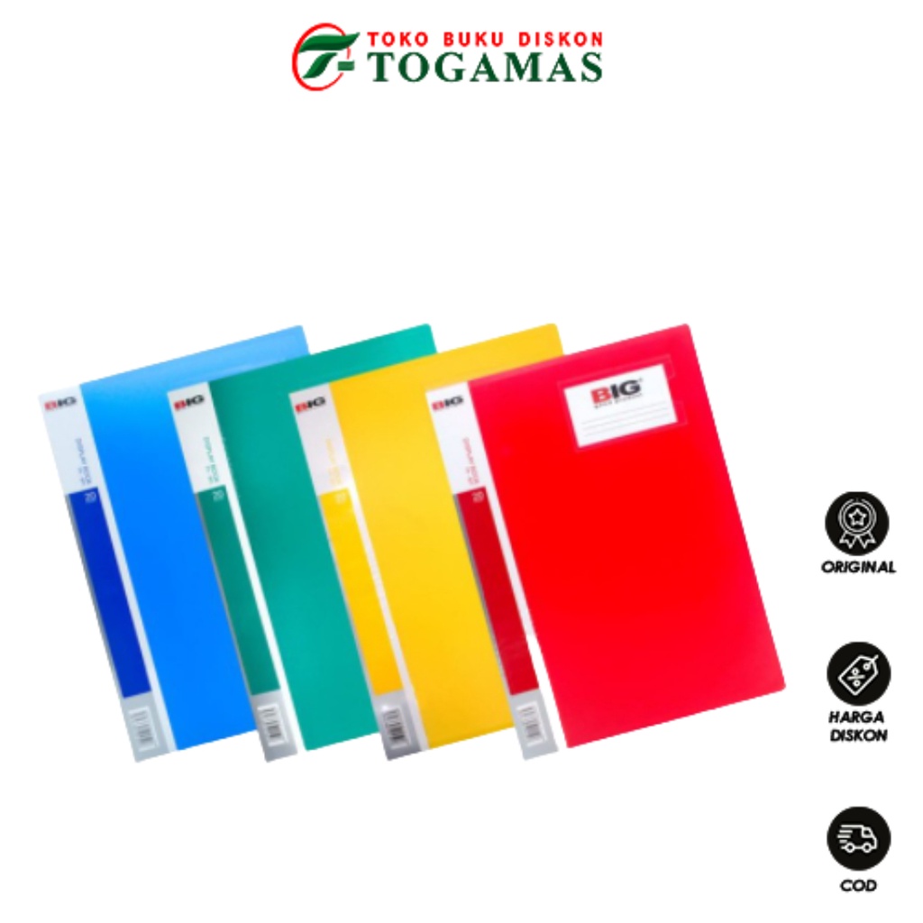 

READY STOCK !! DOCUMENT FILE BIG 801 F4 20//40 PASTEL