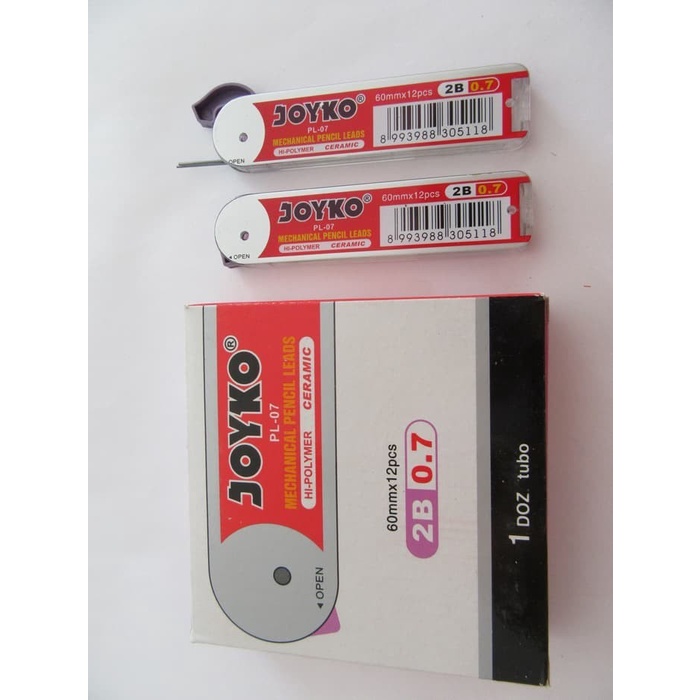 

Nikmati [ Pack ] Isi Pensil Mekanik - Joyko Pencil Lead 0,7 2B Murah! Trendi