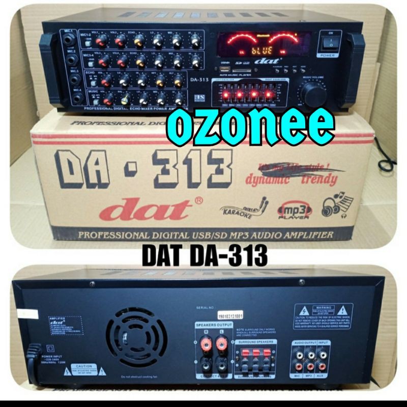 AMPLIFIER DAT-313 AMPLI KARAOKE DAT-313 ORIGINAL