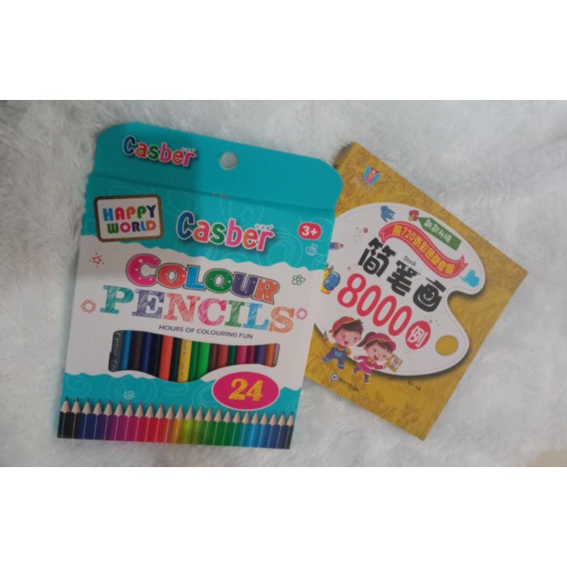 

colouring Book + Pengsil warna