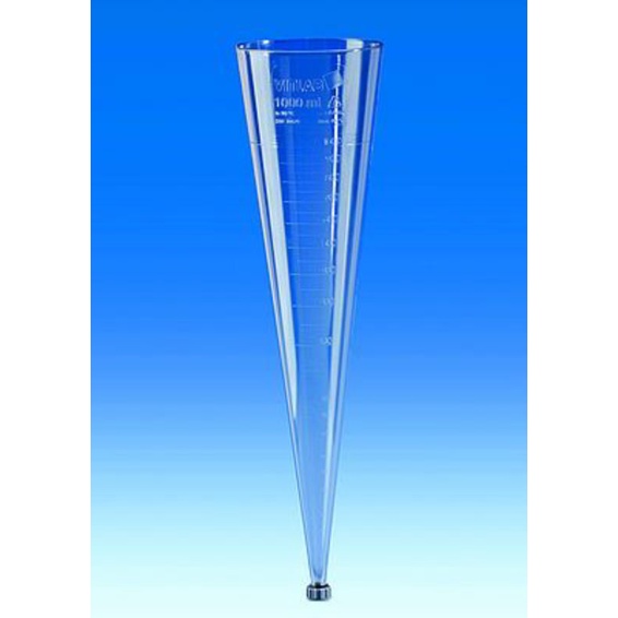 Sedimentation Cone Imhoff Plastik 1 liter 1000 ml Vitlab 75991