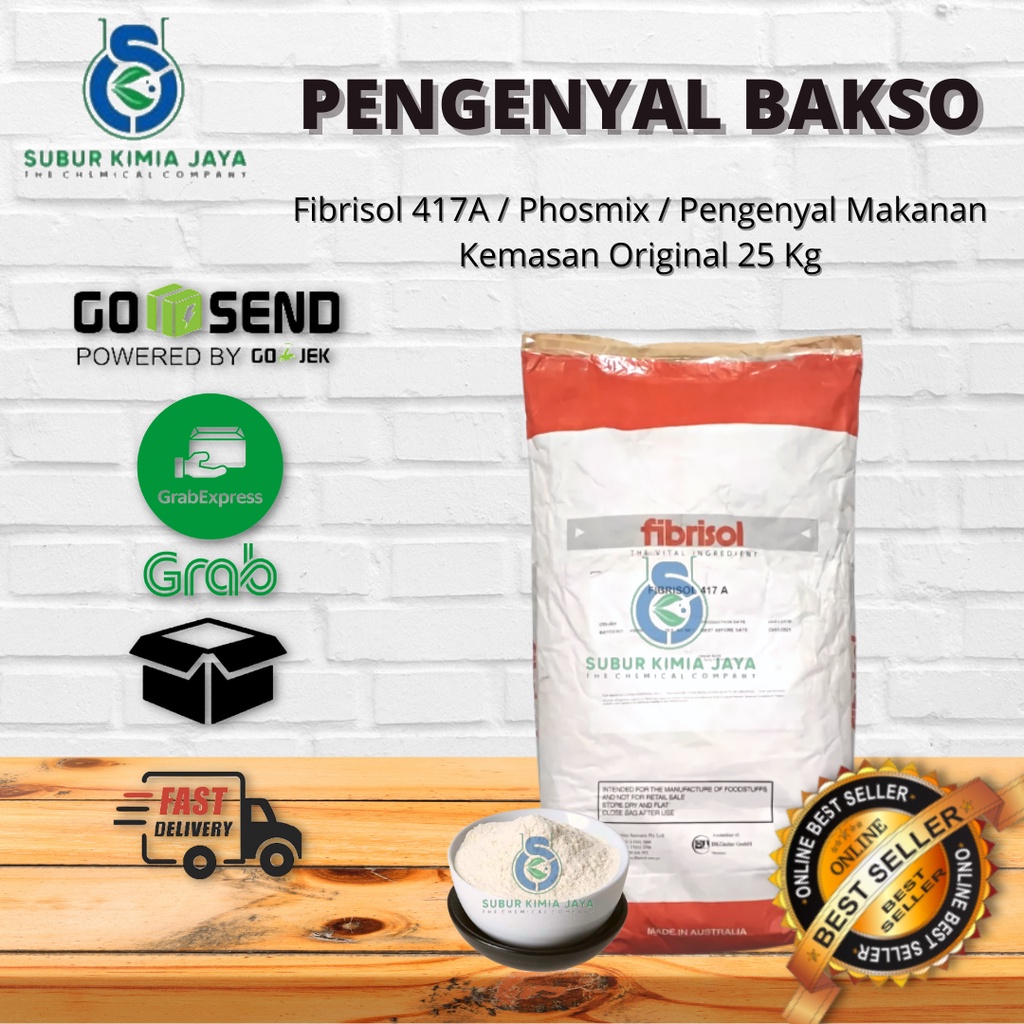 

Fibrisol 417A 25 kg / 1 zak / Phosmix Pengenyal Bakso / Sosis/ Nuget / BR