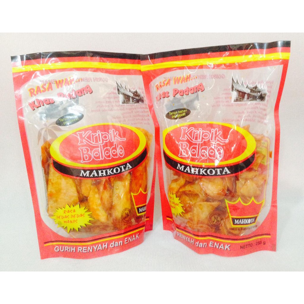 

Kripik Balado Mahkota 250 gr