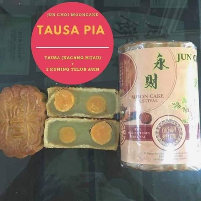 Kue Bulan (Moon Cake) TAUSA PIA 2 KUNING TELUR ASIN