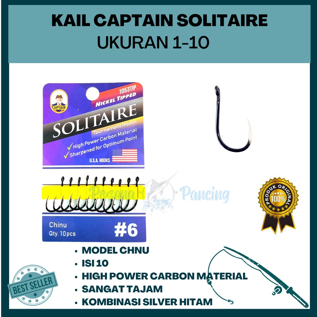 KAIL PANCING CAPTAIN SOLITAIRE TYPE CHINU 1-10