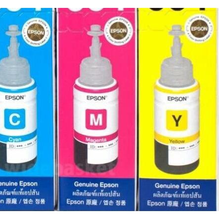❁ Tinta Printer Epson Original 664 L350 L355 L360 L365 L455 L550 L555 - Hitam ➢
