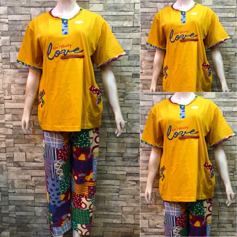 CP FOREVER MAMA SIZE | BAJU TIDUR | PIYAMA | COD-579 Kuning