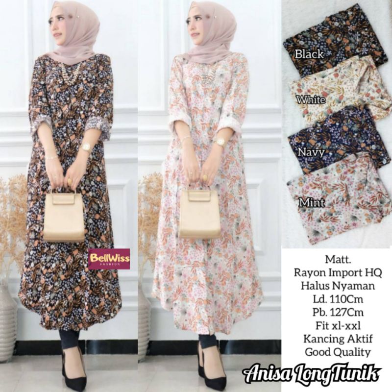 anisa long tunik