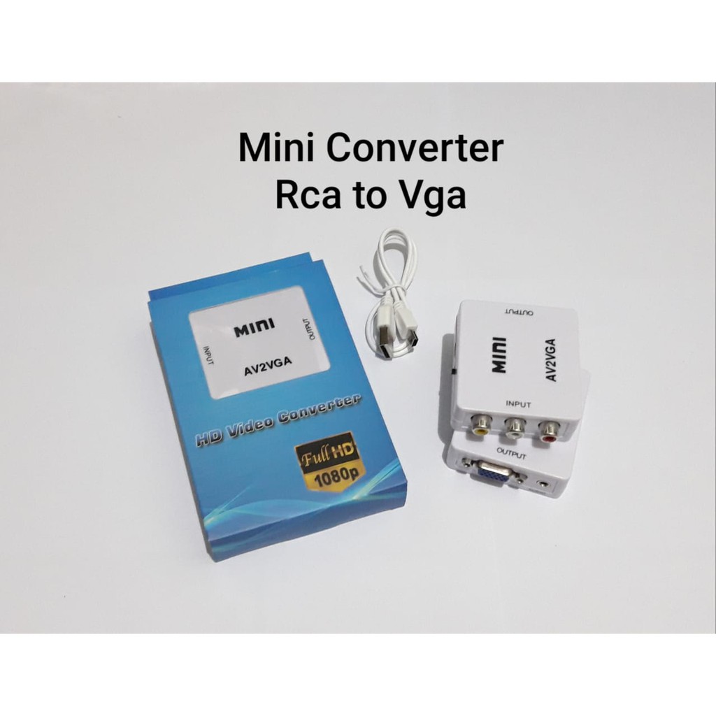 Mini Converter RCA / AV to VGA