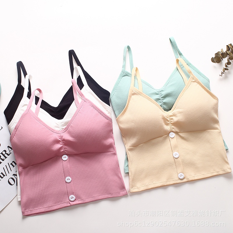 MOO B497 Tanktop Wanita Bra fashion wanita tanpa kawat sexy bh pakaian dalam wanita import cod