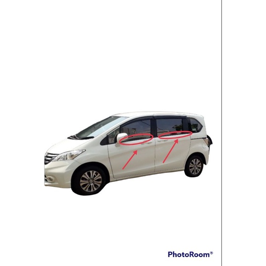 pelipit kaca luar original honda freed