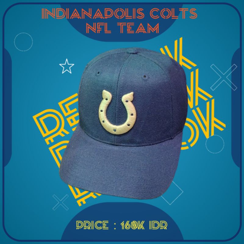 Preloved Topi Rebook IndianaPolis Colts NFL Team