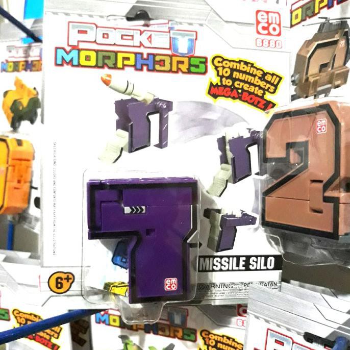 Jualan Emco Pocket Morphers Mega Botz Number Satuan Berkualitas