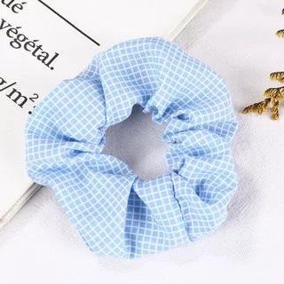 NomiYumi - Ikat Rambut Karet Scruncies Scrunchy Srunchie Pita Aksesoris Hijab Wanita Korea Simple-14