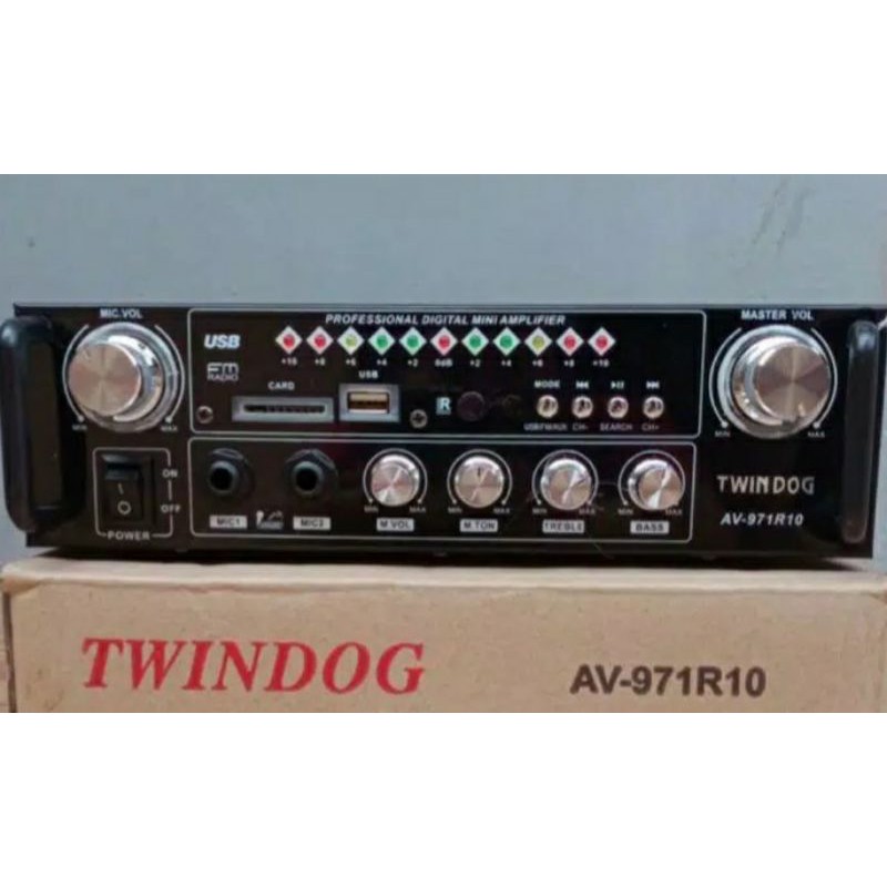 Twindog ,  TD  , AV 971R10 USB  , Twin Dog , Amply, Ampli, Amplifier Remote