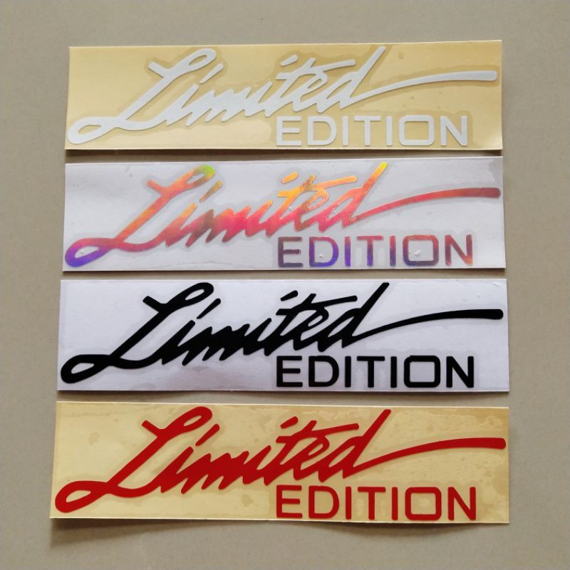 sticker limited edition