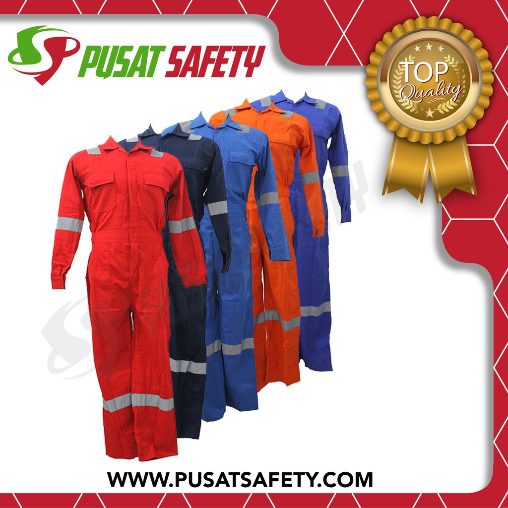 Wearpack Coverall Safety Baju Seragam Kerja Proyek Shopee