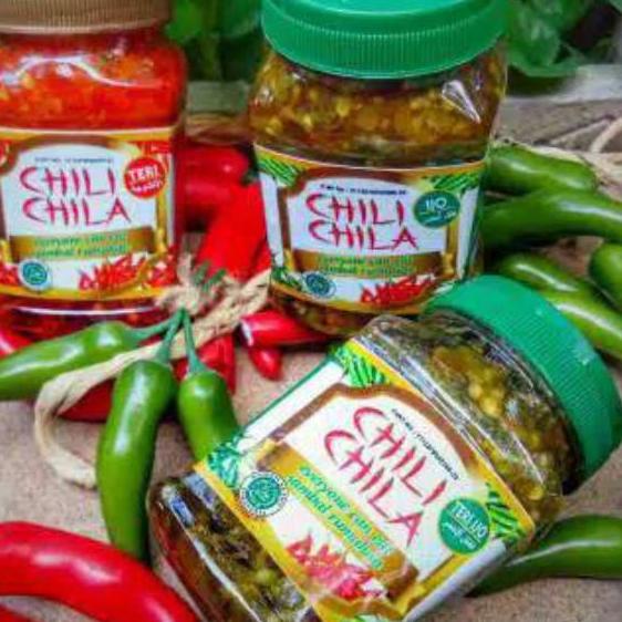 

Model Baru SAMBAL CHILI CHILA ISI 210G Bawang Roa Cumi Andaliman Teri Jengkol Pete JambalRoti