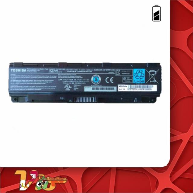 Original Battery Toshiba Satellite C40 C40-b Pa5109u-1brs Pa5108u