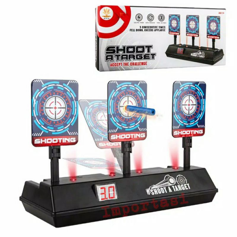 Electric Score Target Automatic Nerf Blaster Papan Skor Sasaran Tembak