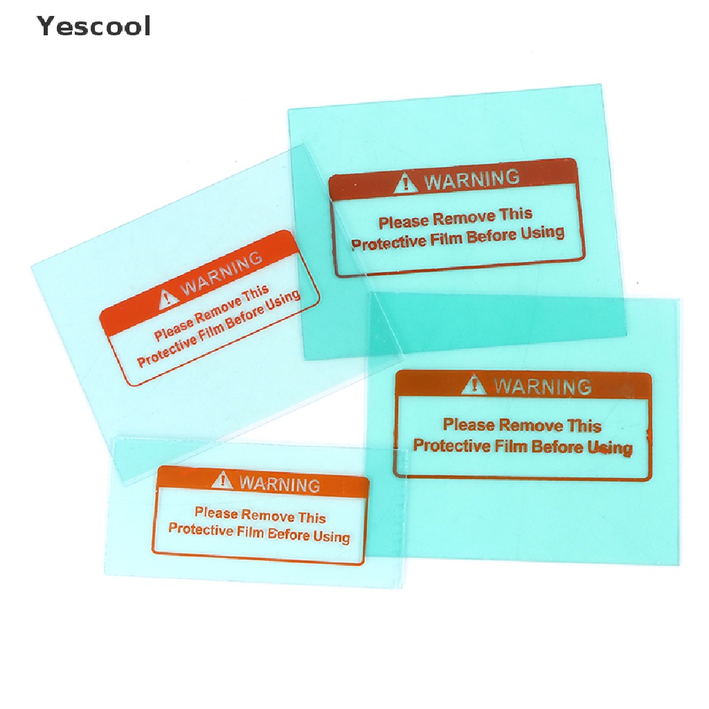 Yescool 5PCS Plat Plastik Cover Helm Las Gelap Otomatis