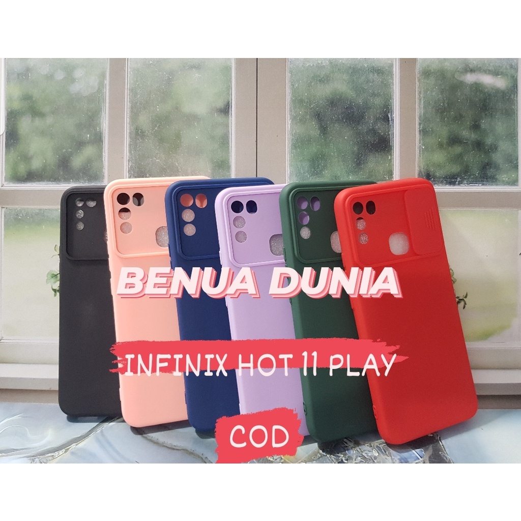 CASE OPPO A54 / CASE SLIDE MACARON PLUS PELINDUNG KAMERA OPPO A54 - BENUA DUNIA