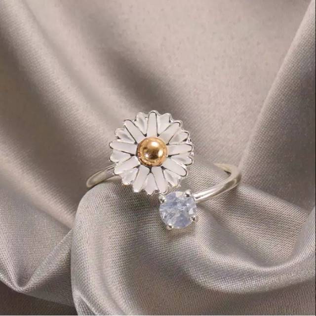 Medan Termurah All size Cincin cantik import elastis bunga cincin korean wanita import