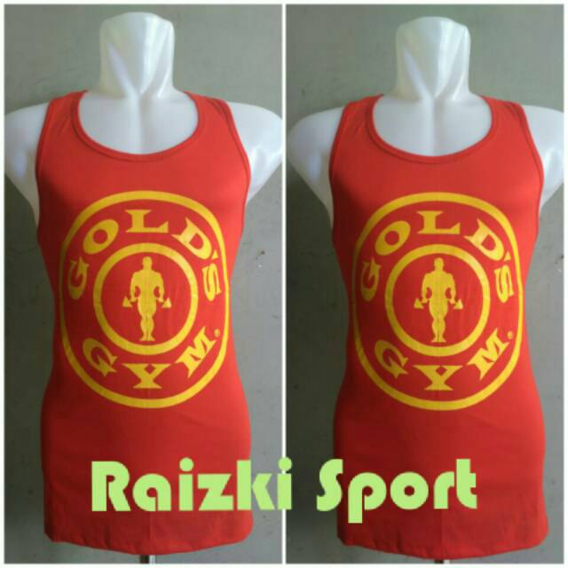 Kaos Singlet GOLD'S GYM