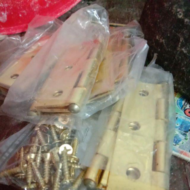 Engsel Plat Besi 2,5” Pintu Rumah Jendela Lemari Kandang Hinges Hinge Kawi Agung Cikarang