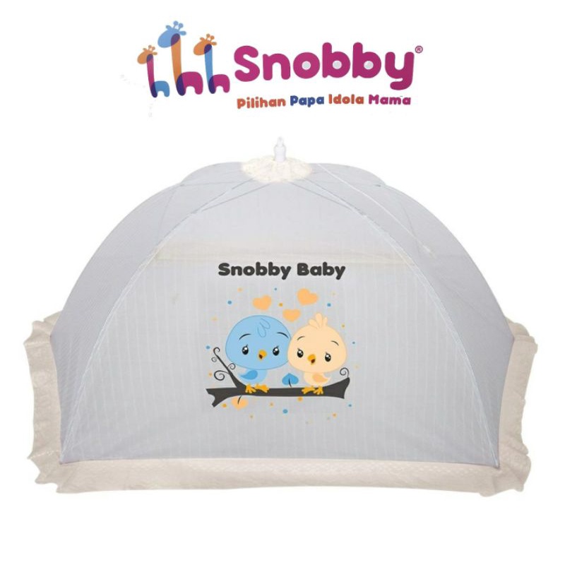 Kelambu Bayi Snobby Mayka Little Bird Vitrase | Kojong Bayi Kelambu Lipat 105x65x46cm SNI Newborn