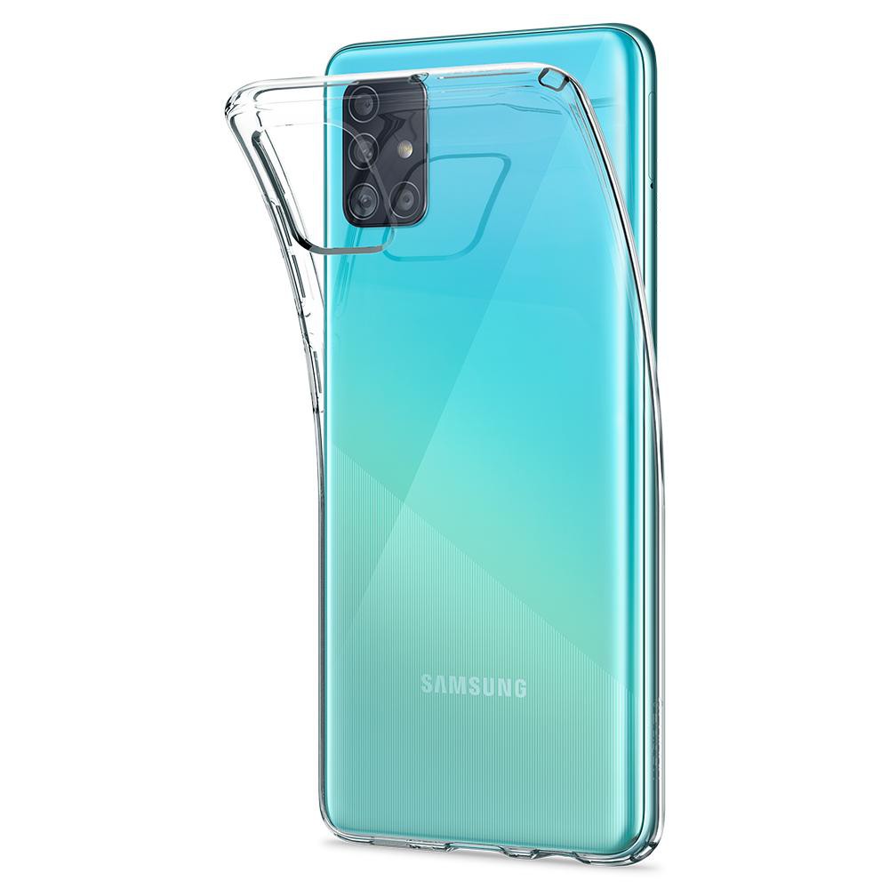 Case Samsung Galaxy A51 / A71 Spigen Liquid Crystal Clear Transparan Casing