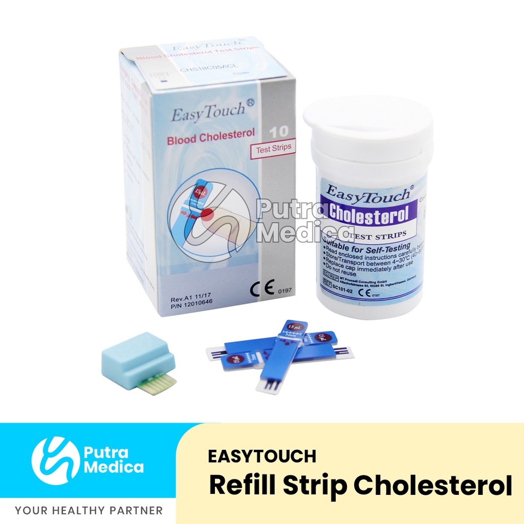 EasyTouch Strip 3in1 Gula Darah, Kolesterol dan Asam Urat / Refill Stik Easy Touch