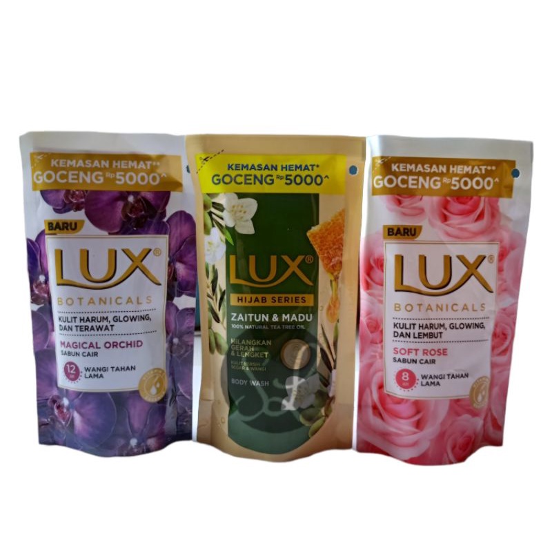 Lux Sabun Mandi Cair 85ml / Lux Sabun Cair Kemasan 5000 Goceng