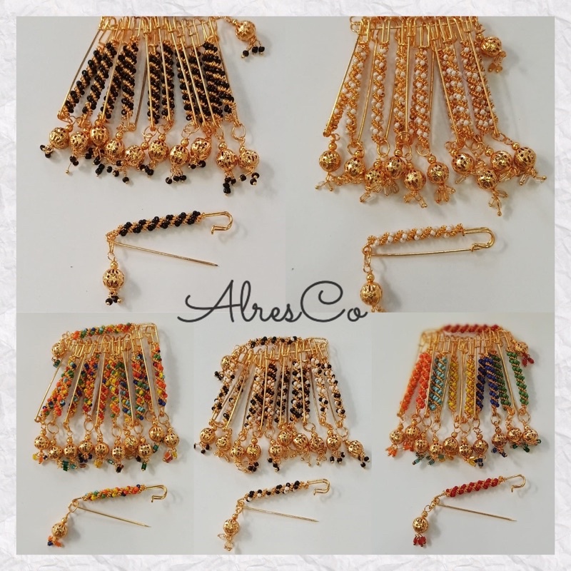 Peniti India 12pcs Bros Jurai Pin Hijab Juntai India