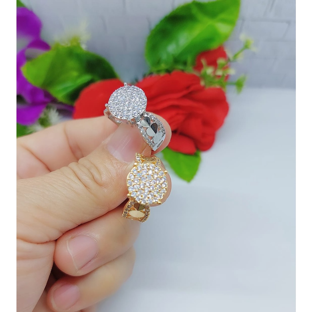 Cincin Xuping Permata Lapis Emas 85A-86A