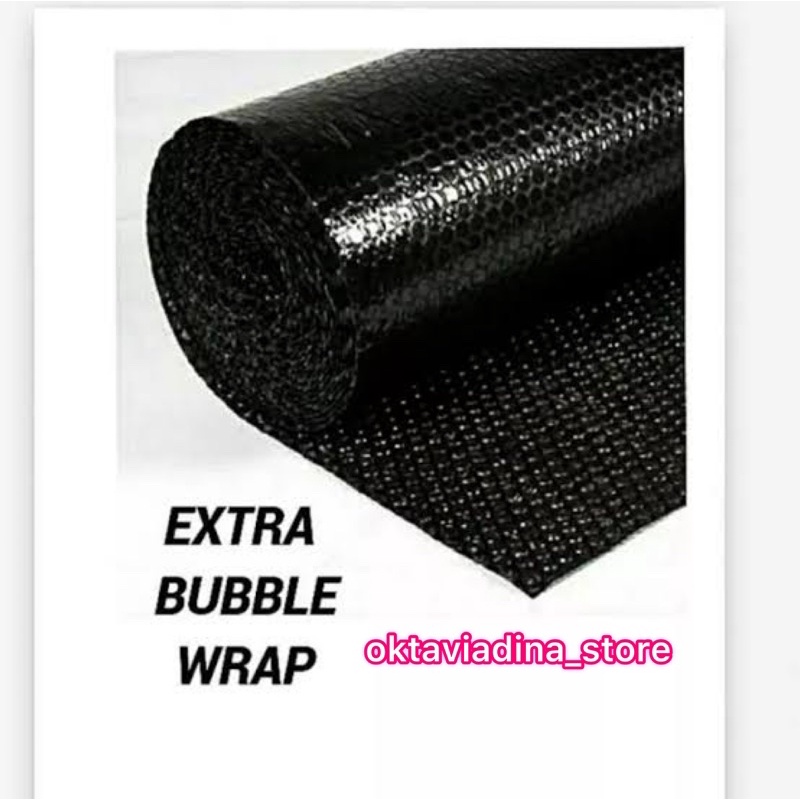 

BUBBLE WRAP TAMBAHAN PACKING EXTRA LEBIH AMAN