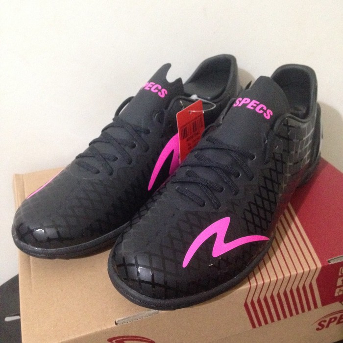 Sepatu Futsal Specs Accelerator Exocet IN Black Original