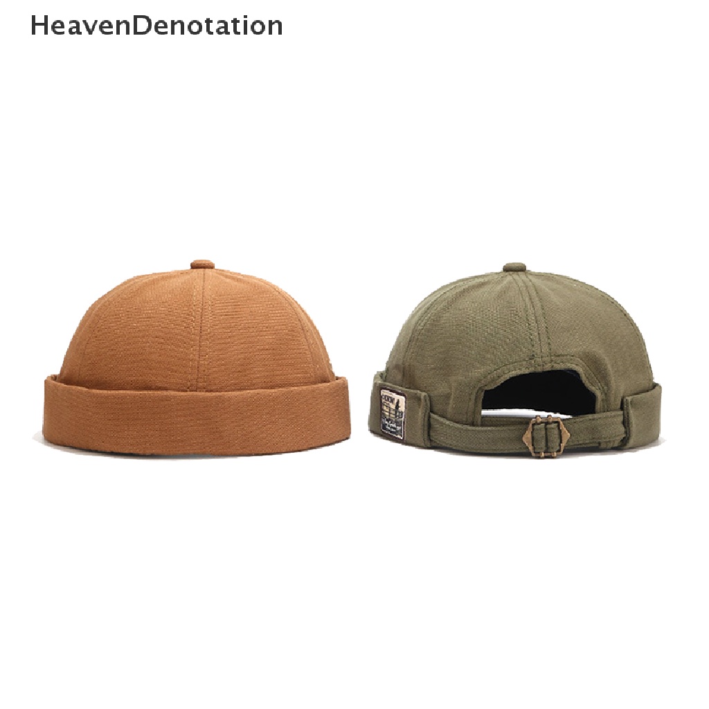 [HeavenDenotation] Hip Hop Beanie hat Skullcap Sailor cap Short Melon Skin Beanies Autumn Winter