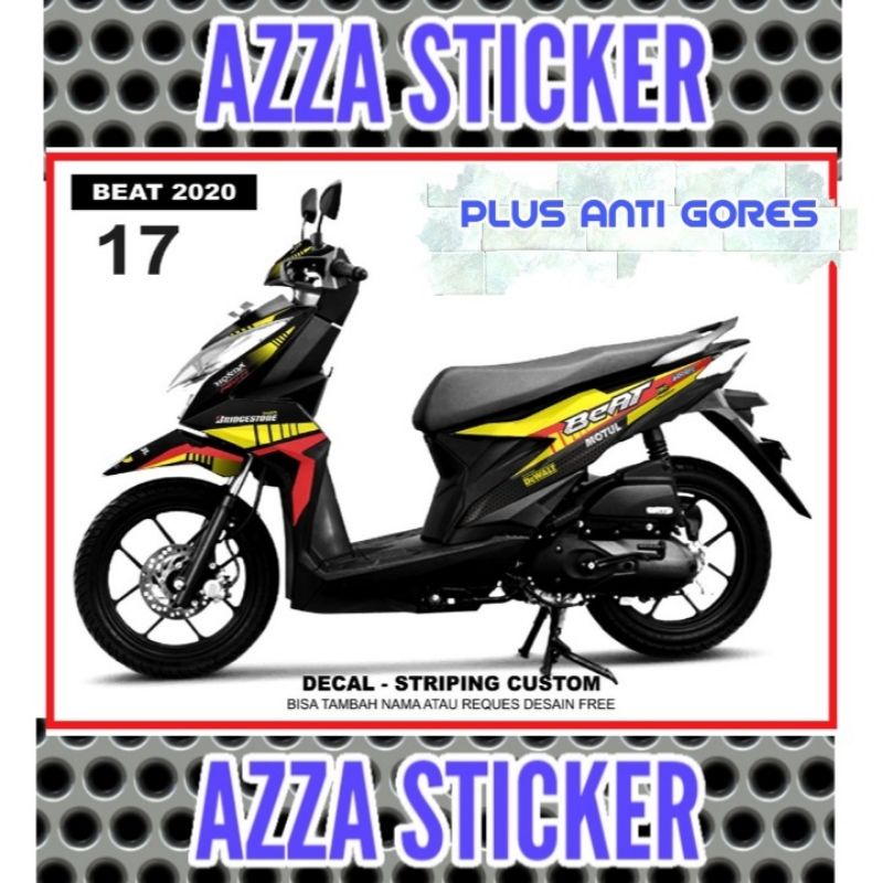 Stiker Dekal Beat 2020 Striping Motor Beat 2020 Full Sticker Decal Beat 2020 Stiker Beat 2020 Dekal 