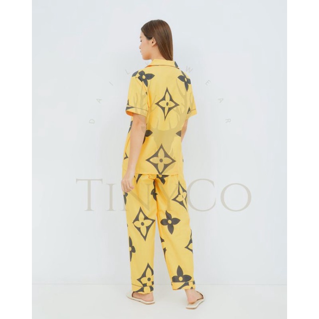 PIYAMA PREMIUM COTTON || LV YELLOW