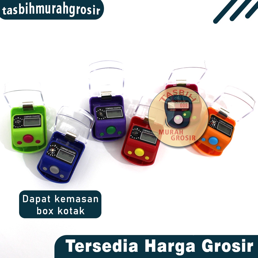 TASBIH DIGITAL KOMPAS WARNA-WARNI TERKINI