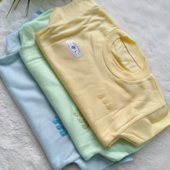 PROMO 3 pcs KAUS OBLONG BAYI/ KAUS OBLONG BAYI DOLPHIN LENGAN PENDEK