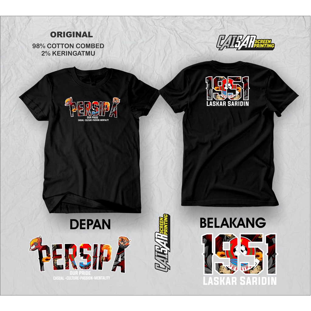 kaos tshirt casual ultras persipa pati fans / kaos pati kaos persipa pati kaos keren kaos bola kaos 