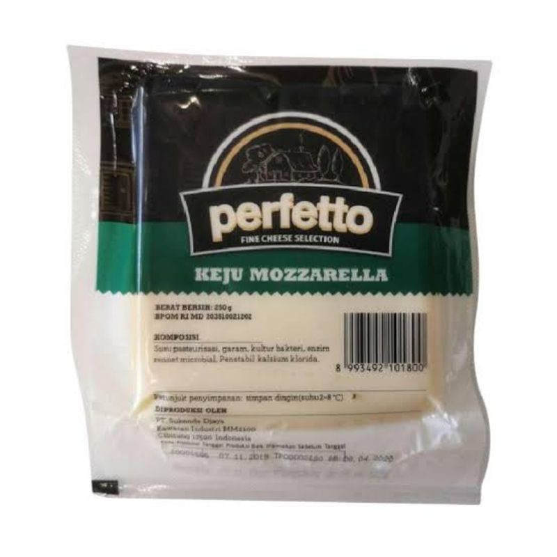 

Termurah!!! Perfetto Keju Mozarella 250 Gram / KEJU MOZARELLA DELS CREAMY 250GR