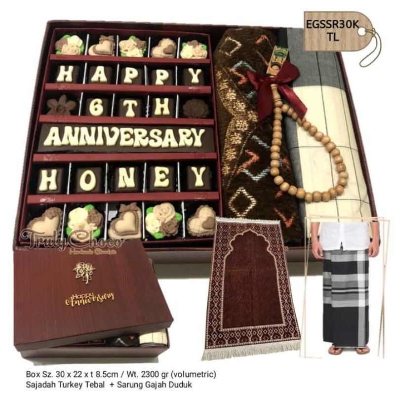 

kado anniversary ulang tahun coklat trulychoco suami EGSSR30K