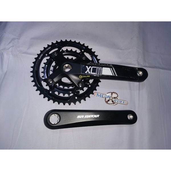 CRANK SUNTOUR XCM BB HT 1 OCTALINK mtb 3 SPEED SET ARM no IXF SHIMANO