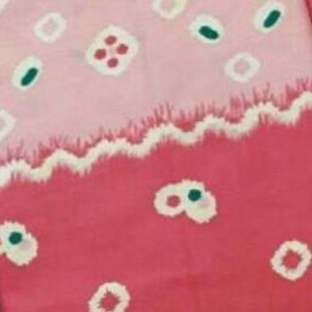 Blus Kutubaru Jumputan Batik Atasan Kebaya Modern Blouse Kutu Baru Etnik Klasik Kondangan Jumbo-Pink