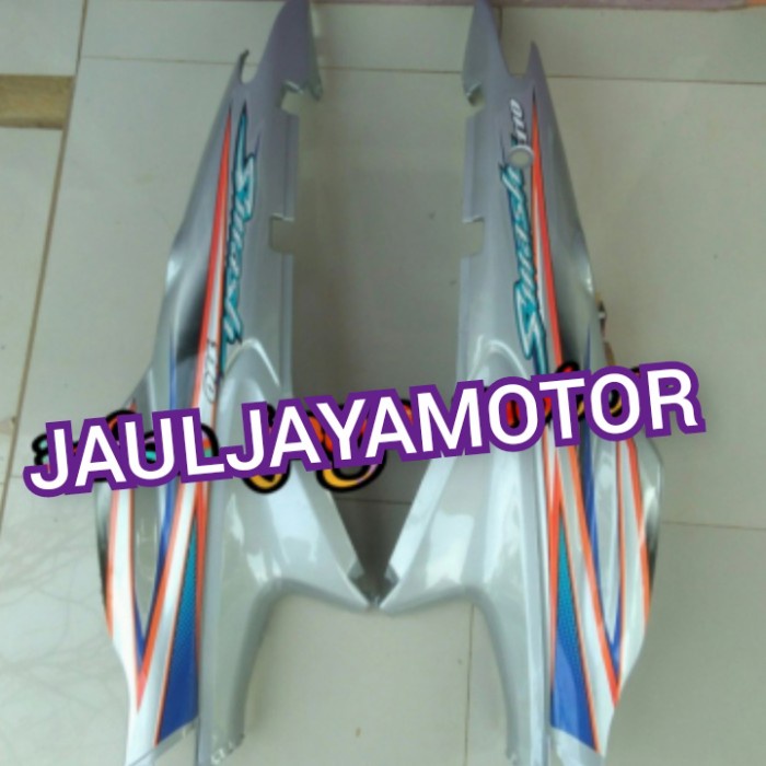 body motor smash lama... Cover Body - Bodi Belakang - Samping Smash Lama 110 Silver + Striping
