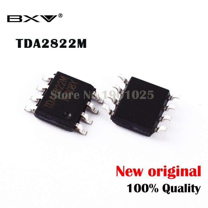 10pcs Ic Tda2822M Sop-8 Tda2822 Sop Smd