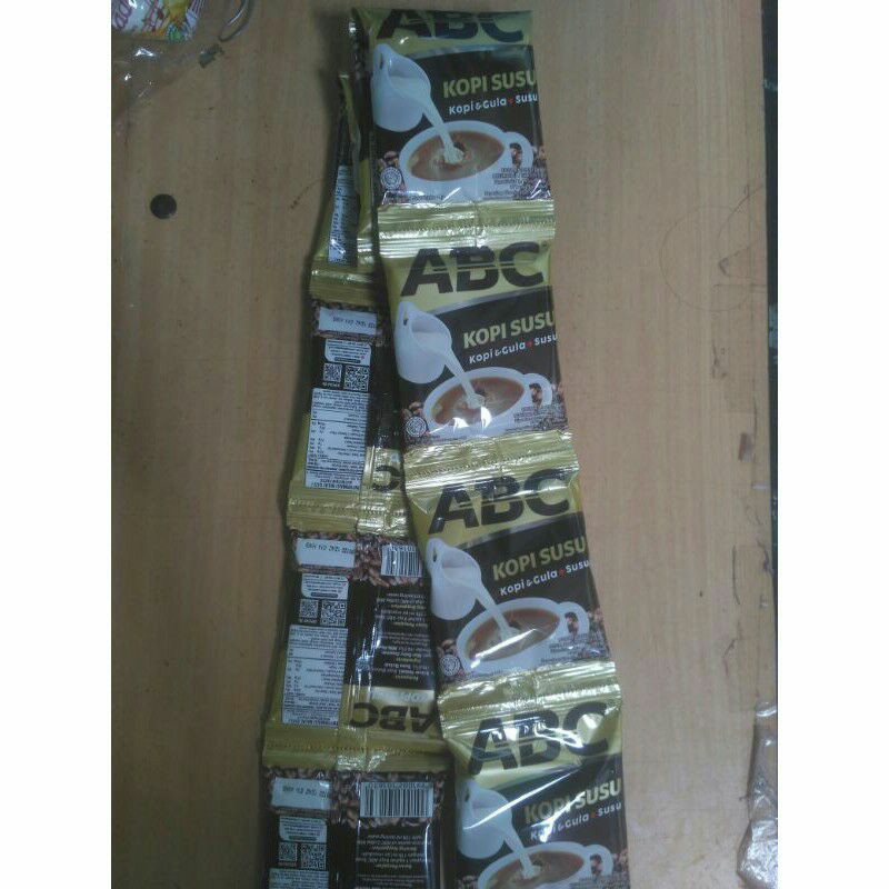 

Kopi ABC susu 1 renceng isi 10